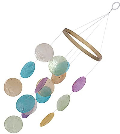 Windspiel Perlmutt Bunt Schale Glockenspiel Windspiele Fensterschmuck Ornamente AnhäNger Mobile Gartendeko FüR Fenster