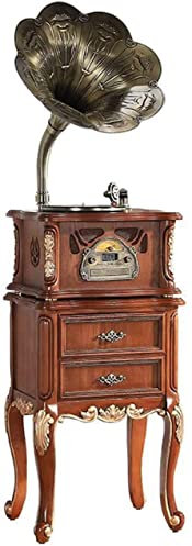 TAISK Record Player Vinyl Retro Turntable with Stereo Speakers with CD Player AM/FM Radio WiFi Control US Every Family