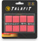 TALAFIT Pack 4 Overgrip Padel - Grip Padel - Padel Griffband Padel - Bohrungen - Overgrip Tennis - Grip Tennis (Rot)