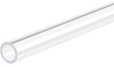 DMiotech Acryl Rohr starr Plastik Schlauch für Aquarium Wasserrohr Wasserkühlsystem Wasserschlauch 10mm x 14mm 12 klar