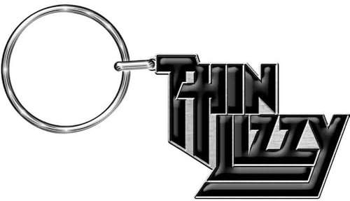 Thin Lizzy - Schlüsselanhänger Logo (Einheitsgröße) (Schwarz/Silber)