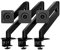 ARCTIC X1-3D (3er Bundle) - Monitor Halterung mit Gasliftarm für bis zu 40″/43″ Ultrawide, bis 10 kg pro Arm, VESA 75x75/100x100, neigbar, schwenkbar, höhenverstellbar - Schwarz
