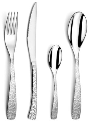 AMEFA - 24-Piece Cutlery Set for 6 People - Bongo - 18/0 Stainless Steel, Glossy Finish