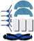 Parti di ricambio Accessori Per Venga VG Rvc 3000 3001 Robot Aspirapolvere Mop Pads Filtro, Include filtri HEPA Spazzole Mop