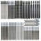 55pcs T-Shank Jigsaw Blade Set,High Carbon Steel Jigsaw Blades Set Fast Cut Down Assorted Blades for Wood Plastic and Metal Cutting