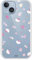 Personalaizer iPhone 15 Plus Case with Hello Kitty and Flower Pattern - Kawaii Style - Flexible TPU Silicone Case Transparent