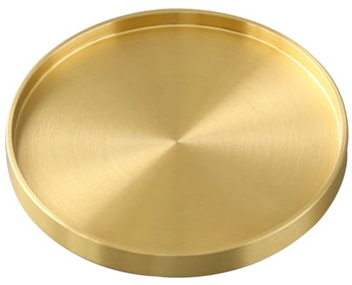 BESTonZON 3. 93-Zoll-Getränkeuntersetzer Aus Kupfer Messinguntersetzer Für Getränke Goldene Untersetzer Für Getränke Getränkeuntersetzer Für Getränke Getränke Und Wein-/Bargläser (Rund)