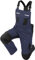 Qualitex iND Latzhose Unisex Herren Farbe Blau/Schwarz Größe 110