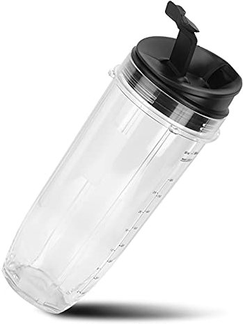 Blender Part Kit, Cup Lid Blender Part Kit for Ninja 900W 1000W Blender Accessory Replacement Blender Part Kit for Ninja (Large Cup 32Oz)