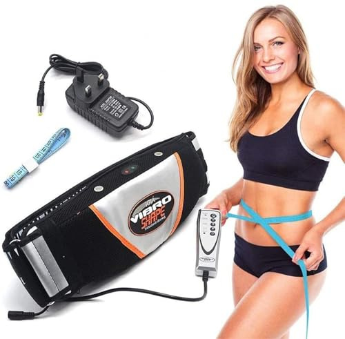 MVXBICIA Maximize your Weight Loss Efforts with our Electric Waist Trimmer Belt - Vibrating Massager, Heating Function, Fat Burner - Slimming Tool for a Toned and Tightened Belly