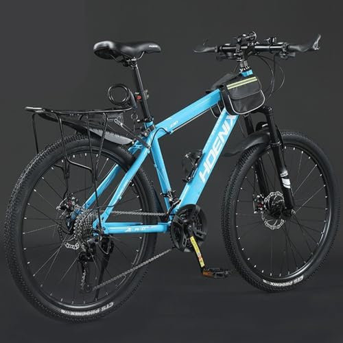 Mountainbike 27,5 26 Zoll 27 30 Gang Dual Shock Scheibenbremsen Geeignet Für Männer und Frauen Teenager Leicht E,30 Speed 24 inches
