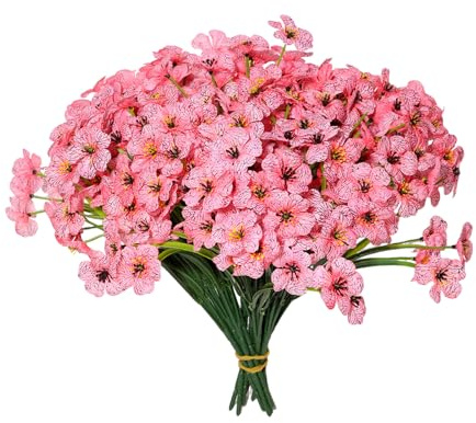 KyeeaDIY Kunstpflanzen Veilchen Set 18 Stück ，Realistische Zimmerpflanzen für Tischdekoration künstliche Blume,Dauerhafte Blumen als Hauptdekoration Innen/Außen Modell (Pastellfarben)