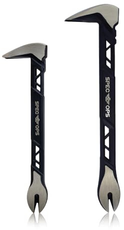 Spec Ops Tools 8 and 10 Nail Puller Cats Paw Pry Bar, High-Carbon Steel