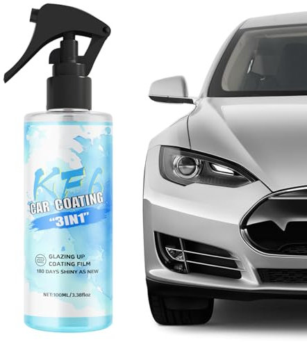 Spray Protettivo Per Carrozzeria Auto,Rivestimento Protettivo Spray Per Veicoli - Liquido Rigenerante 100ml per Vernice Cerchi Vetro Interni Fanali Esterni Applicazioni Esterne