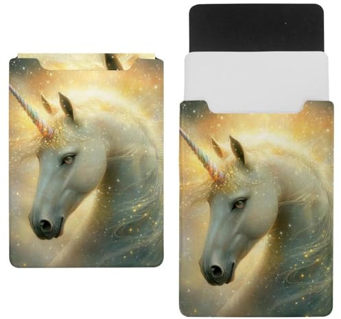 Housse pour ordinateur portable 35,1 x 25,9 cm Motif licorne