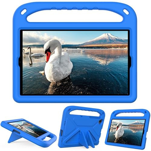 Funda para Tablet Samsung Galaxy Tab A de 10.1 Pulgadas 2019 SM-T510/T515 para niños, Ligera, a Prueba de Golpes, con asa, Soporte, Color Azul