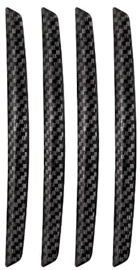 QIZUN 4pcs Car Door Edge Protectors for Nissan Qashqai Ⅱ J11 2013-2021, Anti-Collision Guard Trim Strips Scratch Side Bumper Shield Carbon Fiber Material