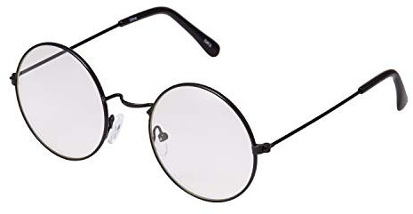 Kinder Zauberer Kostüm Brille Schwarz umrandet Klassische Rahmen Klare Linse Jungen Mädchen Kinder Verkleidung Welt Buch Tag Streber Hipster Nerds Aussehen