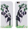 AIFILLE Handyhülle für iPhone 6S Hülle Weiß Lederhülle mit Standfunktion und Karte Halter Bargeld Tasche Silikon TPU Brieftasche Tier Panda und Bambus Schutzhülle für iPhone 6/ iPhone 6S 4.7 Zoll