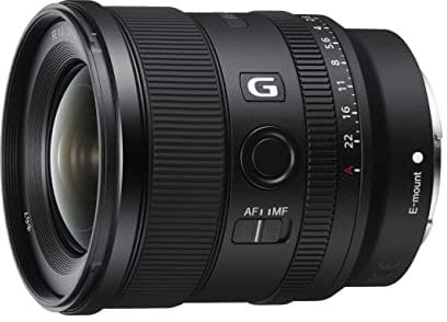 Sony SEL-20F18G Vollformat E-Mount Objektiv (FE 20mm F1.8, Ultraweitwinkel, leicht), schwarz