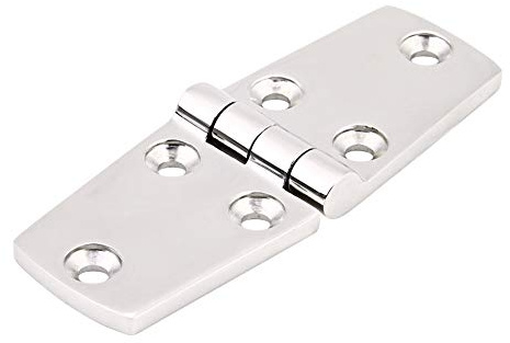 Marine Grade Hatch Flush Door Hinge Marine Boat Cabin Door Stainless Steel Hatch Flush Door Hinge Boat Butt Door Hinge Replacement(102 * 38), Boat/yacht Series,Boat,Yacht Spare Parts