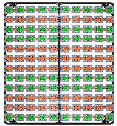 i-flair Tellerlattenrost 160x200 cm, Lattenrahmen Ergo IF57 mit Tellerfedern - für alle Matratzen und Betten geeignet