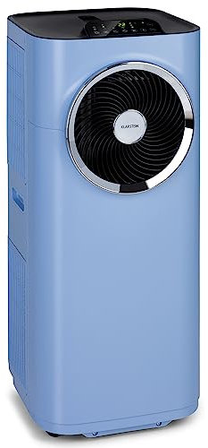 Klarstein Mini Climatiseur Mobile Silencieux, Portable 5 en 1, Purificateur et Elimination des Odeurs, Mode Nuit, Déshumidificateur d'Air, Faible Conso, 10K BTU