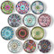 OOTSR 12PCS Refrigerator Magnets Mandala Flower Pattern, Fridge Magnets Kitchen Whiteboard Office Magnets, Perfect Fridge Magnets for House Office Personal Use