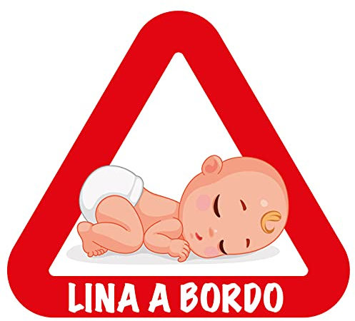 Aufkleber für Babys an Bordo (Lina)