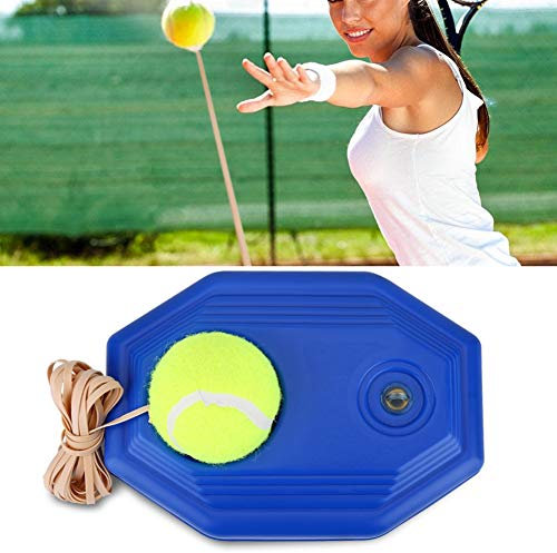 Tennis Trainer Selbststudium Tennisball-Rückentrainer Tennisballtrainer Back Base Trainer Set Mit Gummi-Gummiband Tennistrainer-Basis For Ballwurfmaschinen Für Einzelübungen