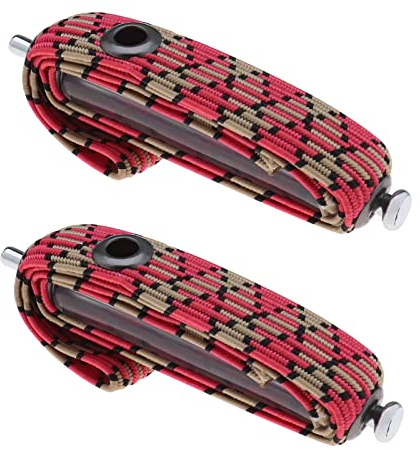 VGOL 2 STÜCKE Single-End Gitarre Einstellbare Elastische Kapodaster Gummiband Kapodaster für Folk Gitarre Ukulele Violine Musikinstrument Zubehör