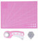 Rollschneider-Set Näh-Quilt-Set 45 Mm Rollschneider und Matte mit 5 Ersatz-Schneidklingen für Anfänger Beim Nähen von Lederstoffen