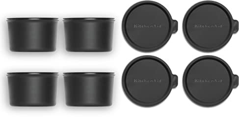 KitchenAid KSIA4IM Kunststoff-Eisform-Zubehör für KitchenAid Rasiereis-Aufsatz, Schwarz