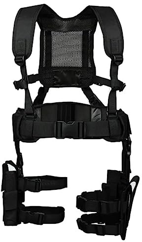 ACEXIER Molle Chasse à la Ceinture Tactique Ceinture de Combat Pratique Souple réglable rembourré avec Pochette et Sac de Poche Mag de 5,56 mm