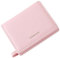 RRANCharltu Geldbörse Damen klein Leder Kleines Portemonnaie Mini Kurzer Damen Geldbeutel mit Zipper Münzfach Brieftasche (Rosa)