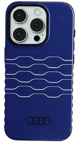 Audi IML Case Hülle für iPhone 15 Pro 6.1 Blau Blue hardcase AU-IMLMIP15P-A6/D3-BE
