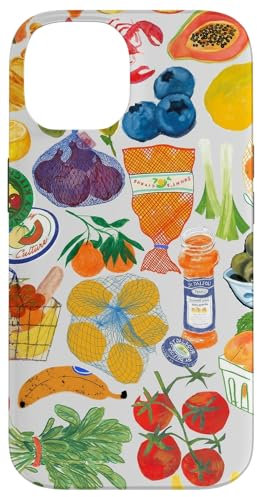 Vintage Farm Market Fruit Collage Summer Aesthetic Case for iPhone 14