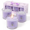 CHILLFLAME Lavendel-Duftkerzen im Glas, Duftkerzen-Geschenkset zur Stresslinderung, 3 Kerzen im Glas für Frauen und Männer, Geburtstagsgeschenk für Frauen (Lila, 200g)