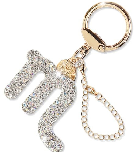 ZVRSUA Silber Strasssteine Glitzer Schlüsselanhänger Sternzeichen Damen Schlüsselanhänger Auto Taschenanhänger Damen Personalisiert Geschenke für Frauen (Silber Skorpion)