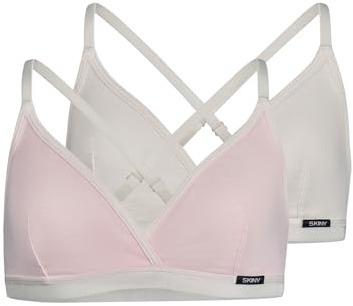 Skiny Mädchen Bustier 2er Pack Cotton Elastic 030077
