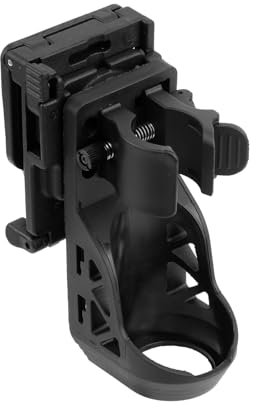 Gosknor Flashlight Holster for Belt, Rotatable Torch Light Case Duty Belt Flashlight Holder Police Flashlight Belt Holster for Flashlight of 0.9-1.2in in Diameter