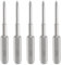 sourcing map 5pcs Y00 Tri Wings Screwdriver Bit 5/32 Hex Shank 35mm/1.38 Length Magnetic 3 Point Y-Shaped Head S2 Steel Screw Driver Bit