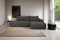 Kaiser Möbel - Ecksofa mit Schlaffunktion und Bettkasten - Eckcouch Groß, XXL, Big Sofa 300x190 cm - Sofa L Form, für Wohnizmmer, Dauerschläfer - Fabo, Boucle Stoff Quelle, Rechts, Graphit