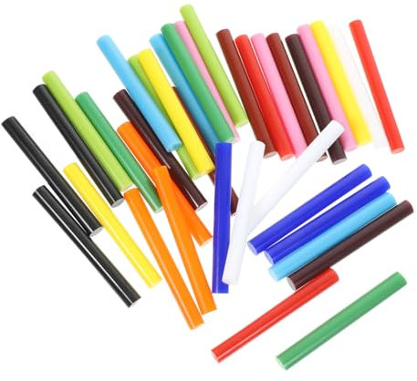 Glue Stick, 36pcs Hot Melt Glue Stick Glue Sticks Glitter Glue Adhesive Hooks Hot Glue Bulk Cordless Hot Glue White Glue Heater Crafting Tool