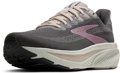 Brooks Womens Ghost 17 Sneaker, Poppy Seed Pink Bluewash, 9.5 UK