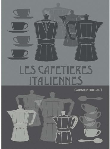 Garnier Thiebaut Geschirrtuch Cafetière italienne vert-de-gris 50x70 cm Baumwolle