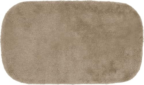 Erwin Müller Badematte, Badteppich Kefalonia rutschhemmend Taupe Größe 50x80 cm - für Fußbodenheizung geeignet, dichter, Flauschiger Floor (weitere Farben, Größen)