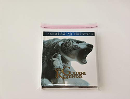 100 St. Blu-ray Mediabook Deluxe Schutzhüllen glasklar Bookshell 40 mµ mit Klappe und Verschluss