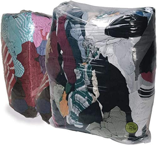 PDL – Pegdev 20kg Cleaning Wiping Dust, Oil Rags, Wiper, Cloths - Industrial Mixed Rags for Garage, Workshop, and Mechanical & Electrical Engineers.