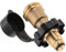 DRELD Propane Tank Adapter Convert USA QCC1 / Type 1 to UK Propane (POL) Cylinder, Propane Hose Regulator Old to New Connection Type Propane Cylinder Quick Adapter